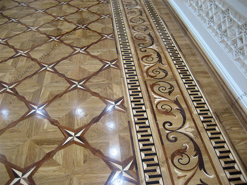 Parquet with border
