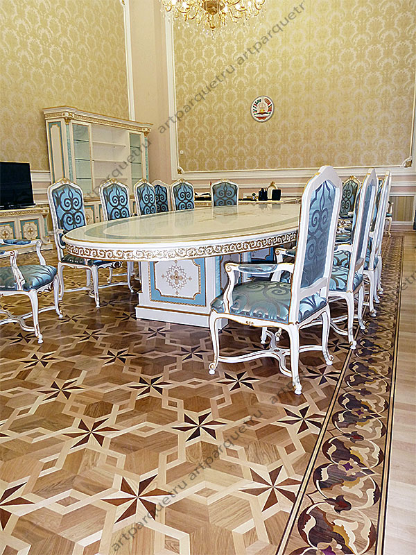 Parquet with border