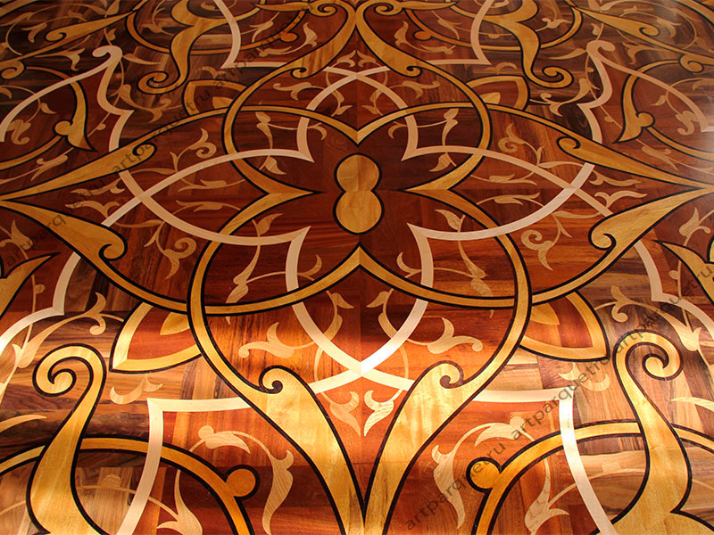 Jarra elements in artistic parquet